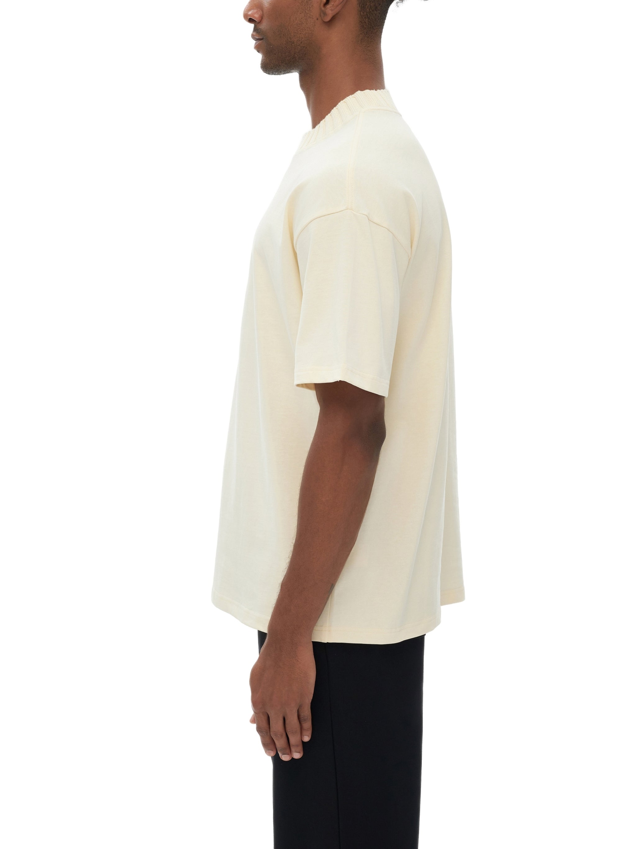 Drop The Knife Premium Heavyweight Cotton Round Neck Unisex T-Shirt | AllBoroughs