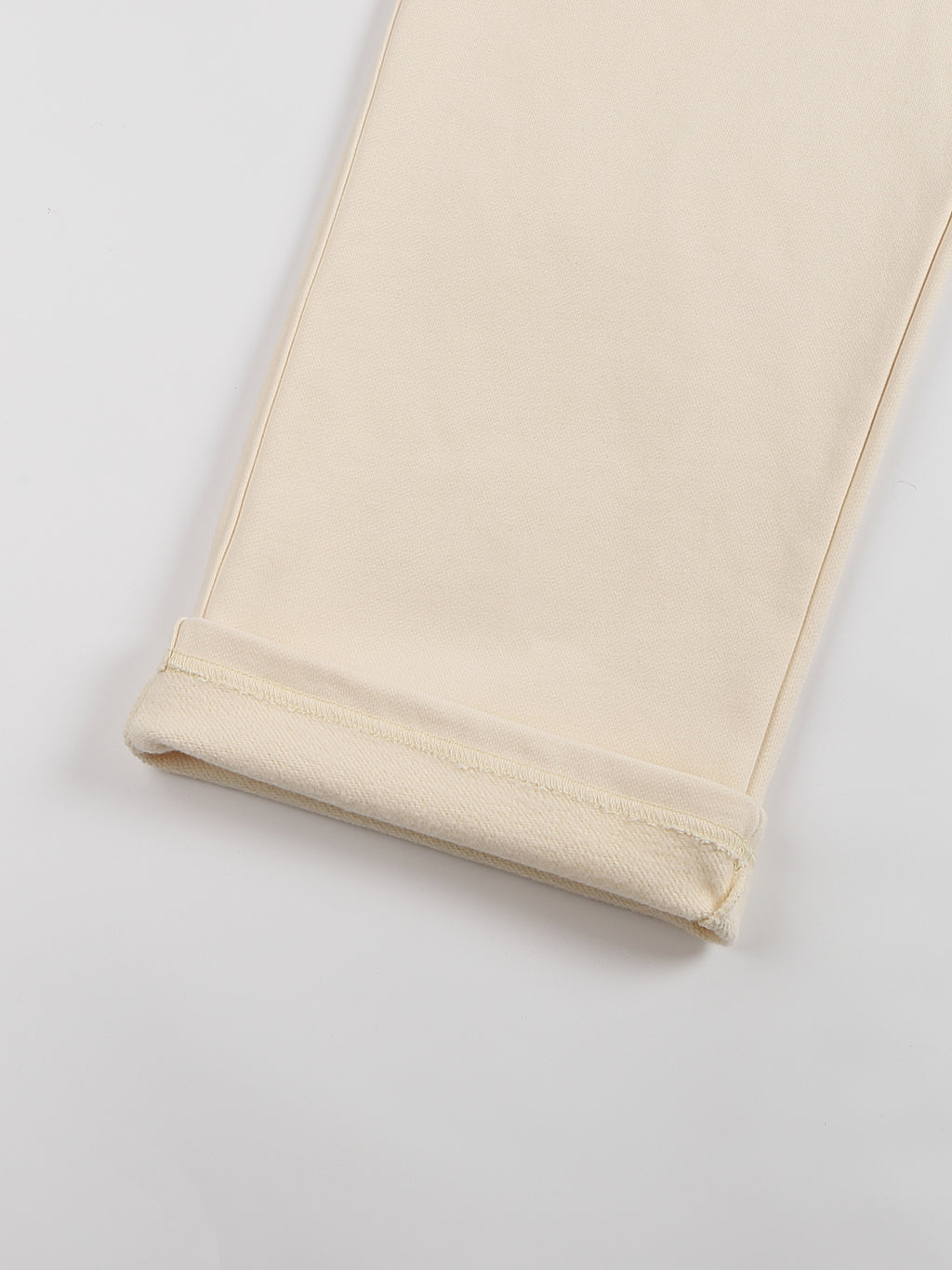 Heavyweight Fleece Straight Leg Pants - Premium White & Bone Sweatpants | AllBoroughs