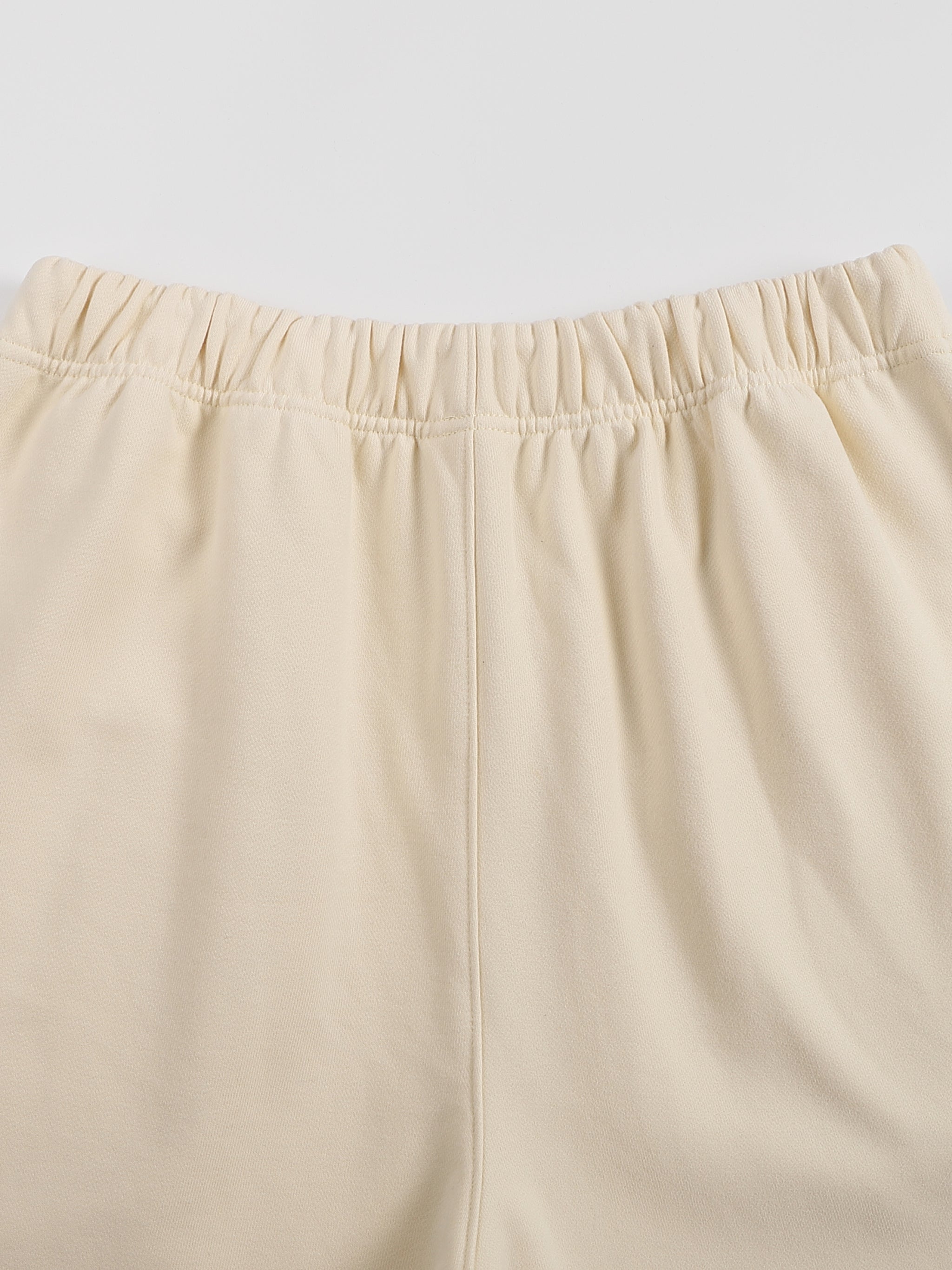 Heavyweight Fleece Straight Leg Pants - Premium White & Bone Sweatpants | AllBoroughs