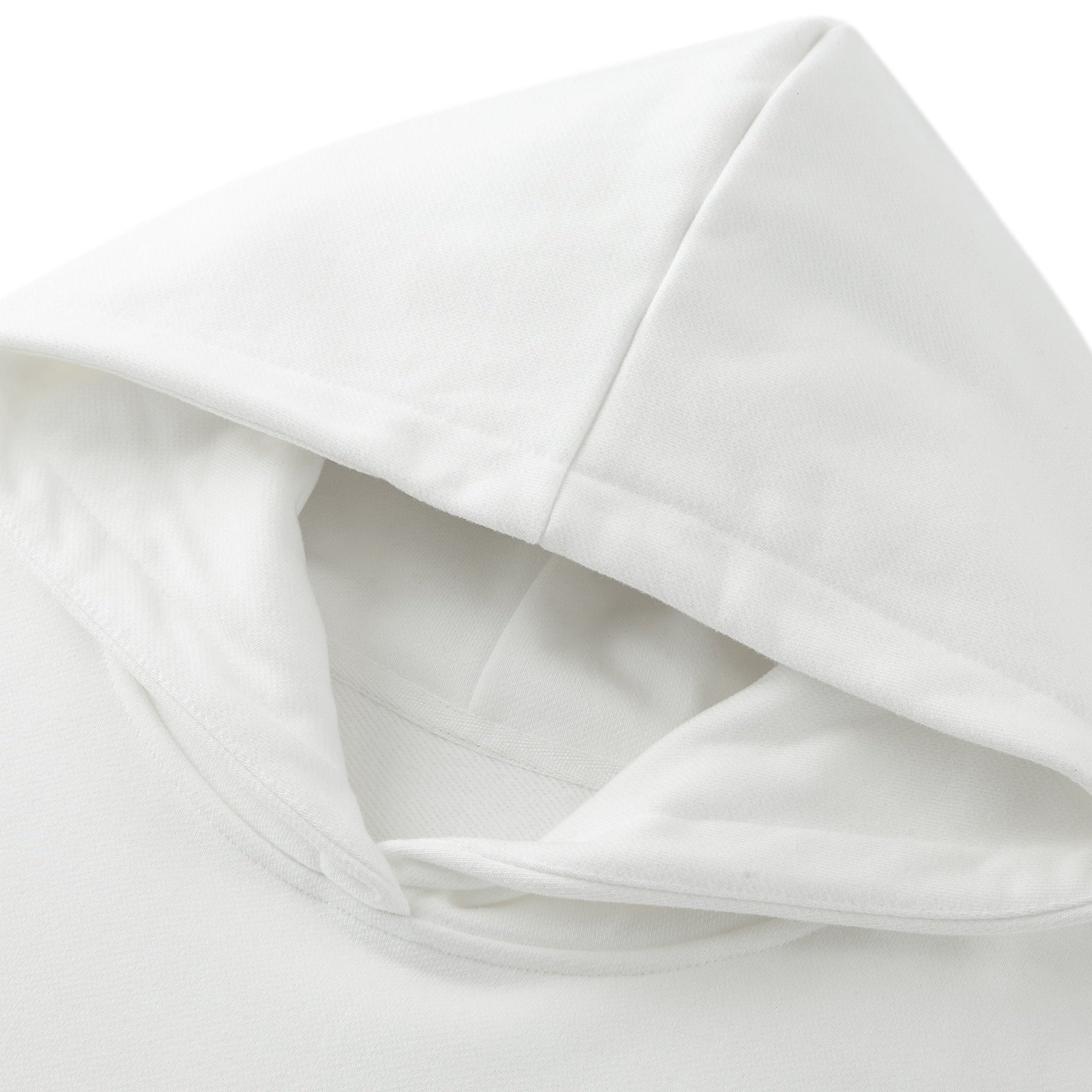 Heavyweight (460 GSM) Bone & White Hidden Pocket Fleece Hoodie - Premium Streetwear | AllBoroughs | Front