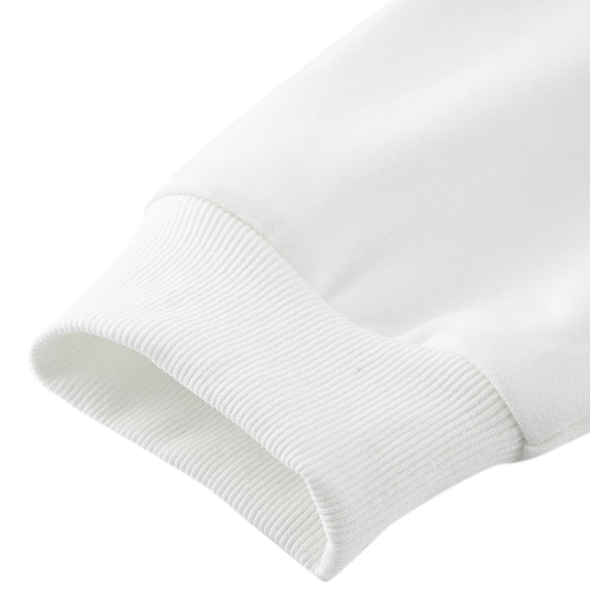 Heavyweight (460 GSM) Bone & White Hidden Pocket Fleece Hoodie - Premium Streetwear | AllBoroughs | Front