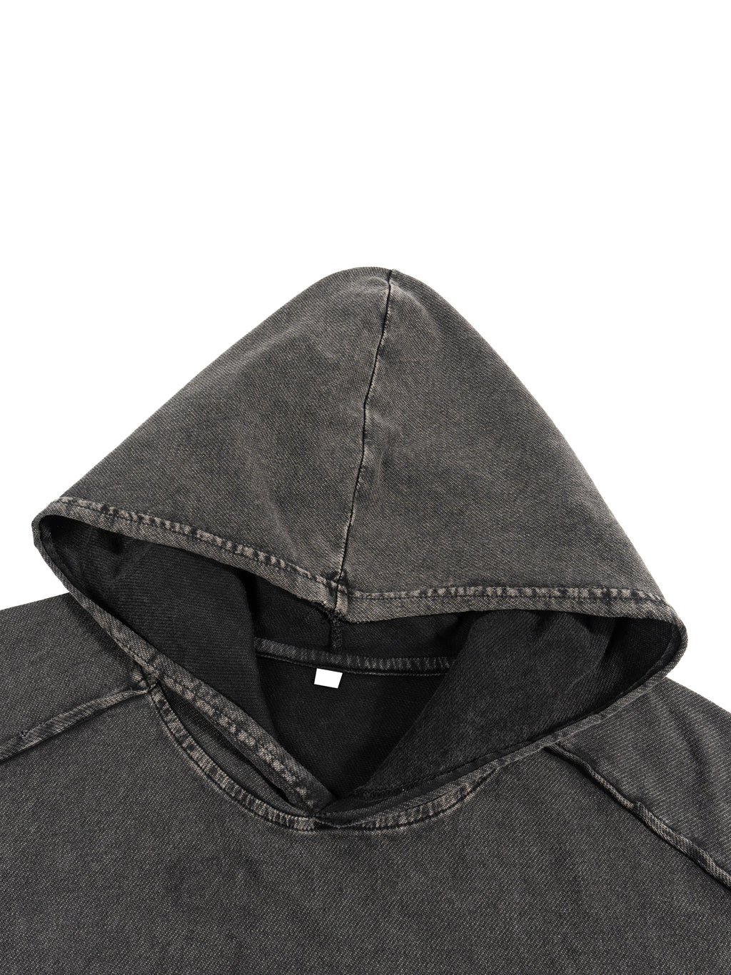 Snow Washed Boxy Hooded Tank Top - Premium Sleeveless Hoodie | AllBoroughs