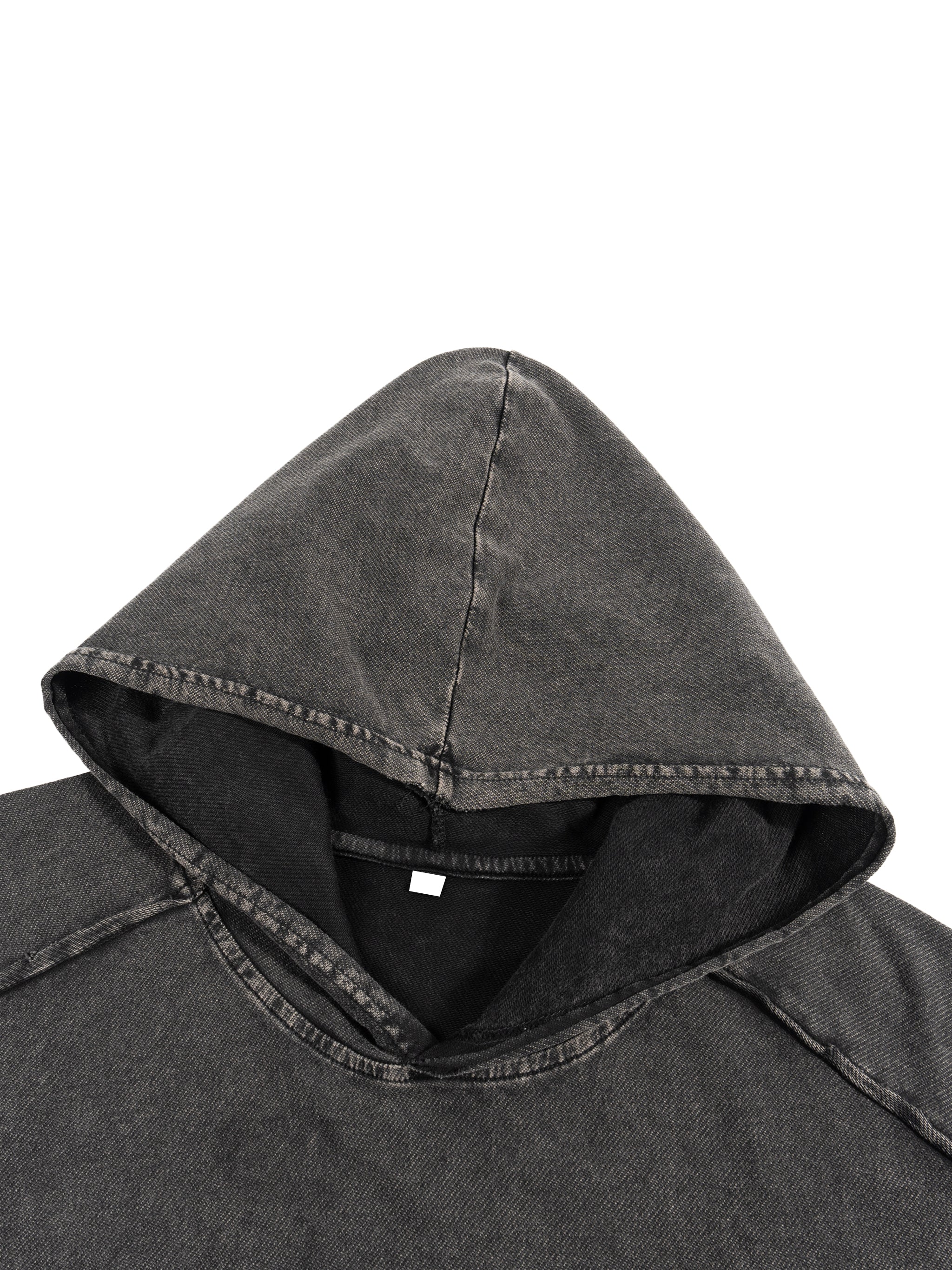 Snow Washed Boxy Hooded Tank Top - Premium Sleeveless Hoodie | AllBoroughs