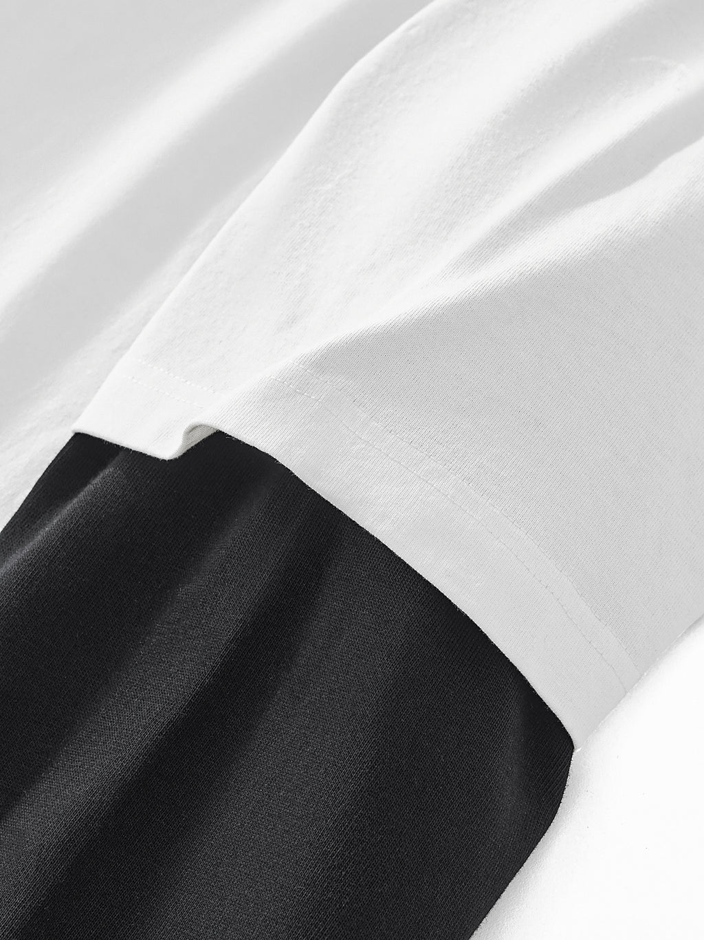 Peaceful Hearts Contrast Sleeve Heavyweight Cotton T-Shirt | Streetwear | AllBoroughs