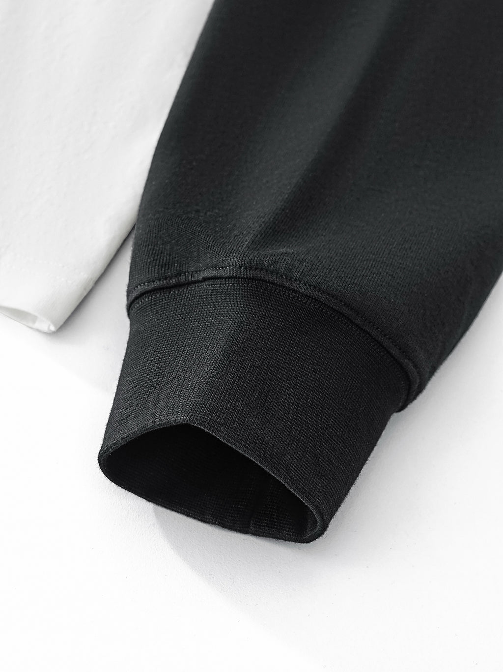 Drop The Knife Contrast Sleeve Heavyweight Cotton T-Shirt | Streetwear | AllBoroughs