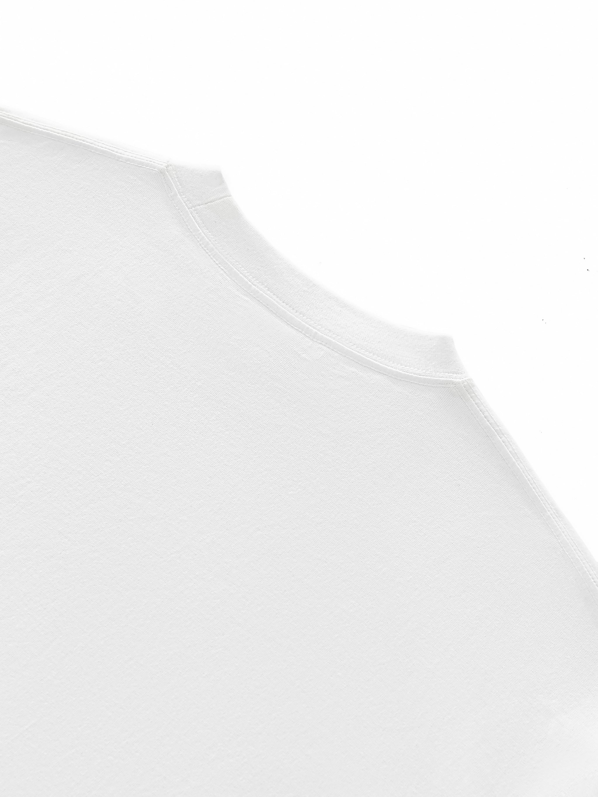 The UnTrapped Unisex Layered Contrast Sleeve Heavyweight Cotton T-Shirt | Streetwear | AllBoroughs
