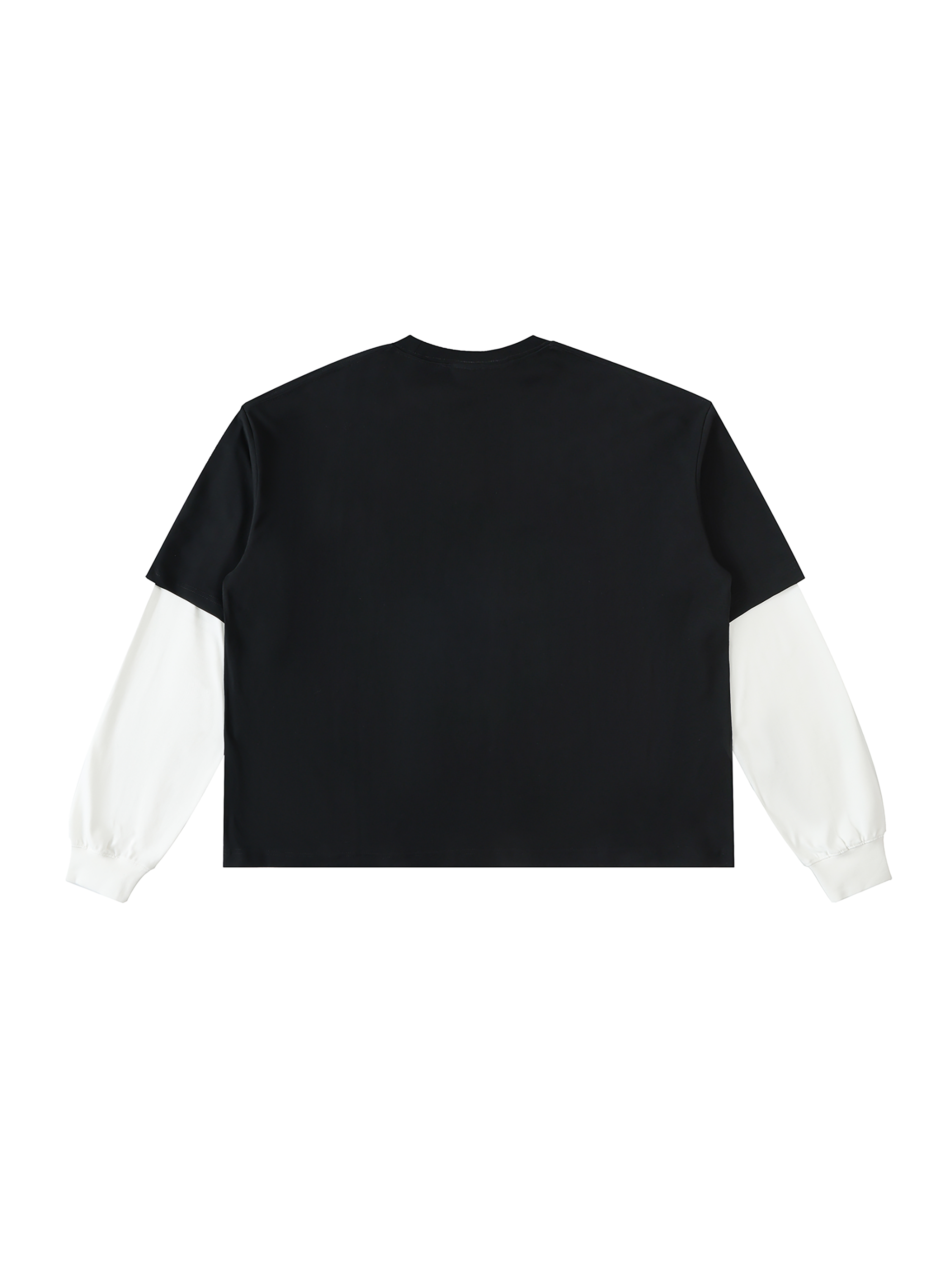 Peaceful Hearts Contrast Sleeve Heavyweight Cotton T-Shirt | Streetwear | AllBoroughs