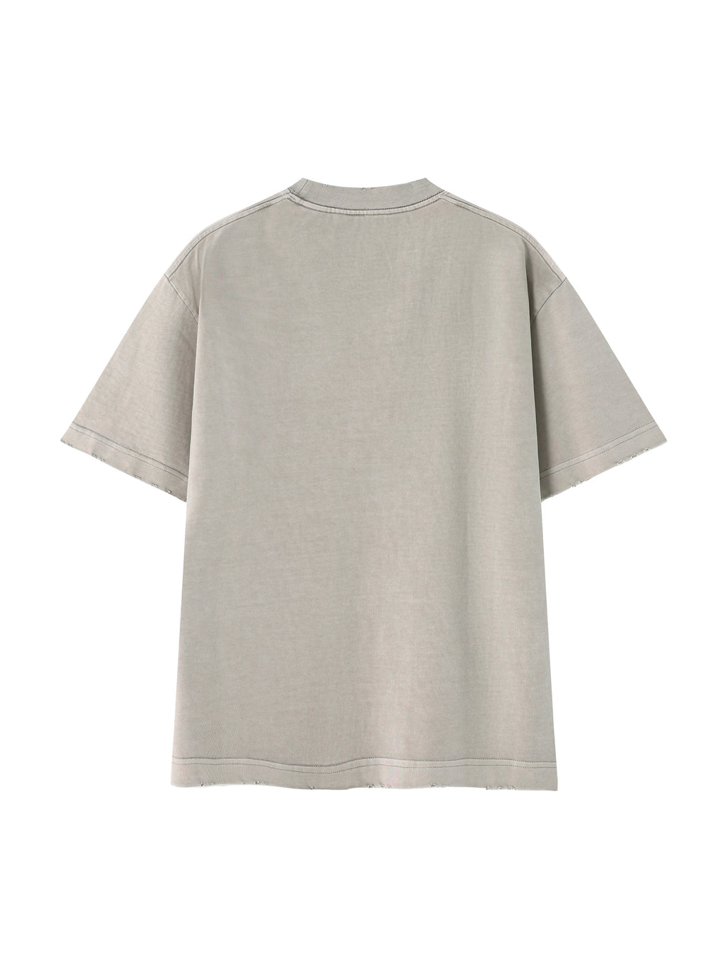 Straight Outta? Heavyweight Vintage Washed Frayed T-Shirt | 430gsm Oversized Fit | All Boroughs