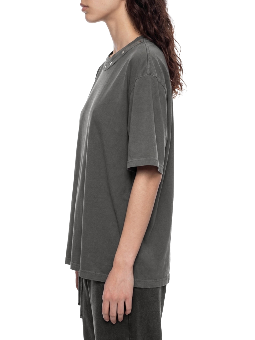 Washed Boxy Studded T-Shirt | Unisex Streetwear Tee – AllBoroughs