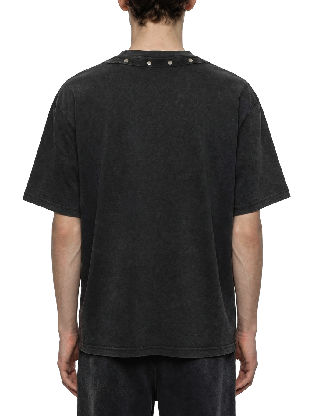 Washed Boxy Studded T-Shirt | Unisex Streetwear Tee – AllBoroughs