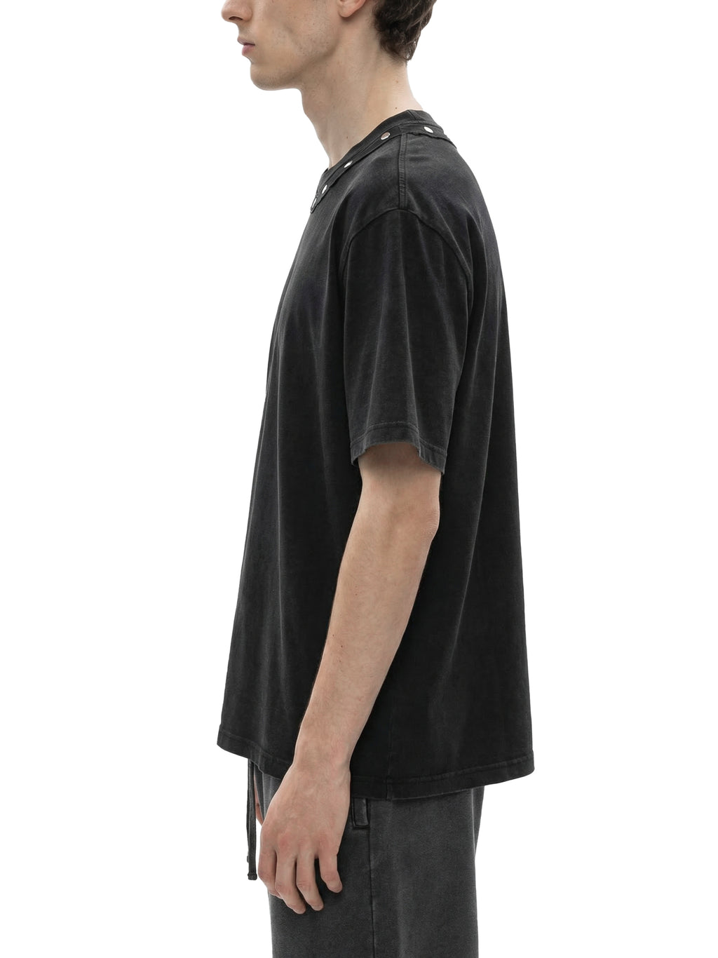 Washed Boxy Studded T-Shirt | Unisex Streetwear Tee – AllBoroughs