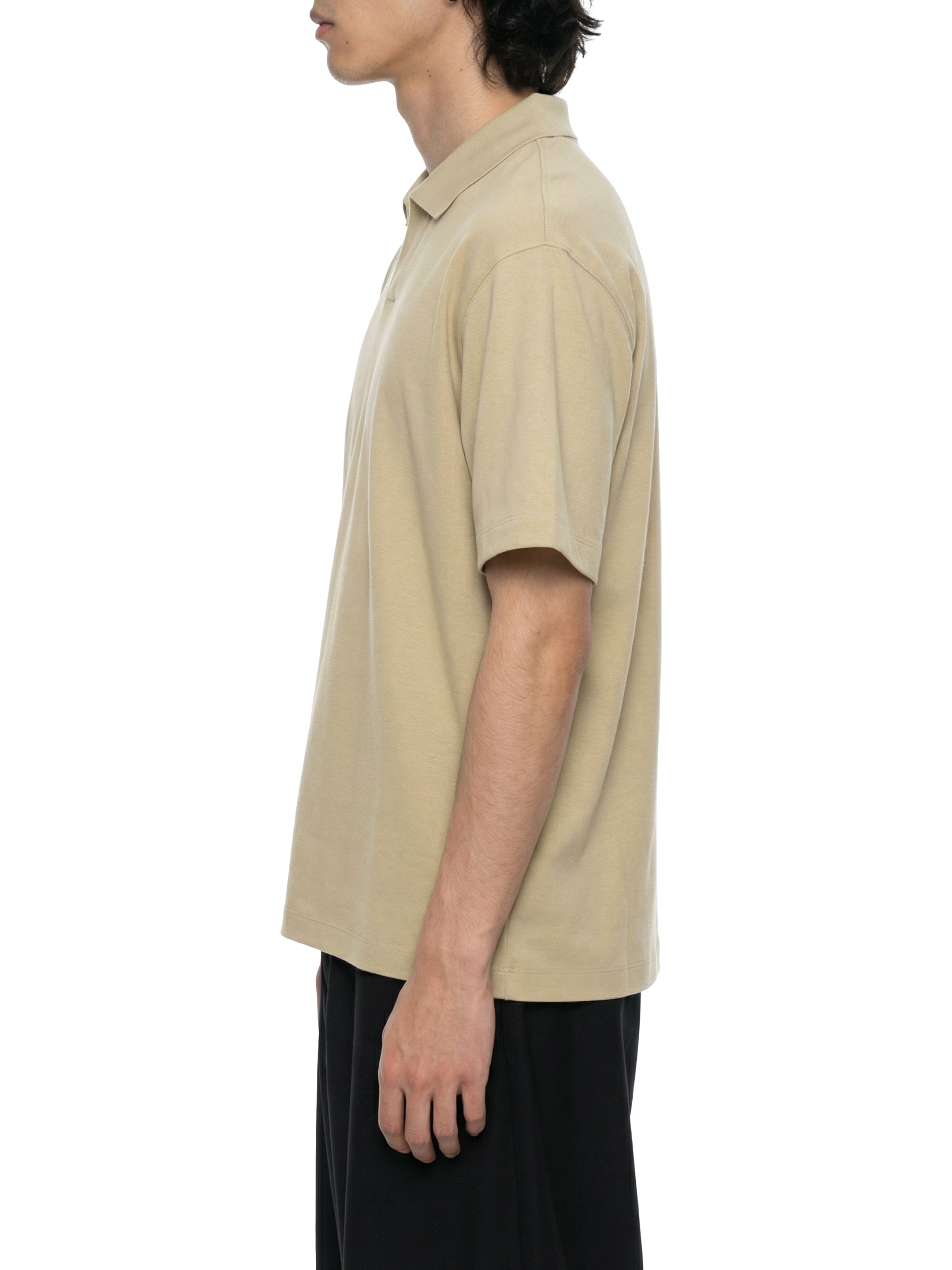 Peaceful Hearts Drop Shoulder Polo Shirt | 235gsm Cotton Blend Lapel Collar | AllBoroughs