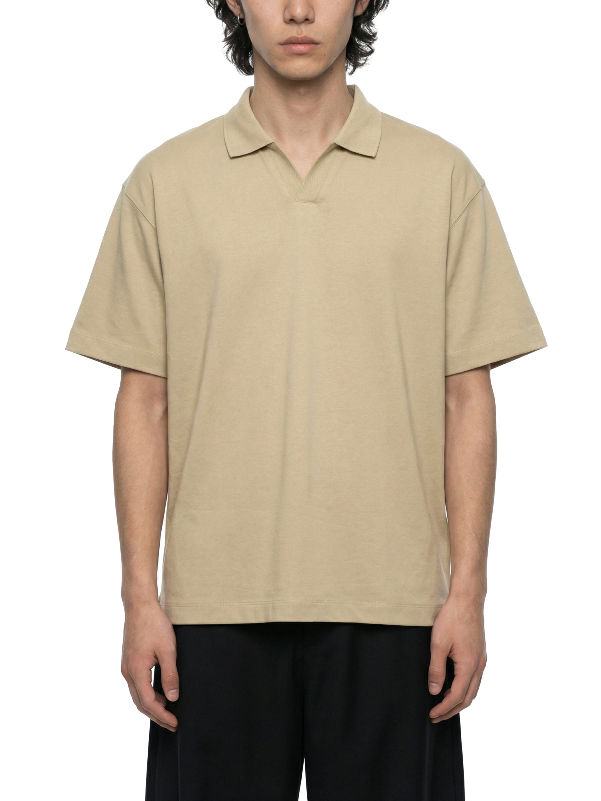 Peaceful Hearts Drop Shoulder Polo Shirt | 235gsm Cotton Blend Lapel Collar | AllBoroughs