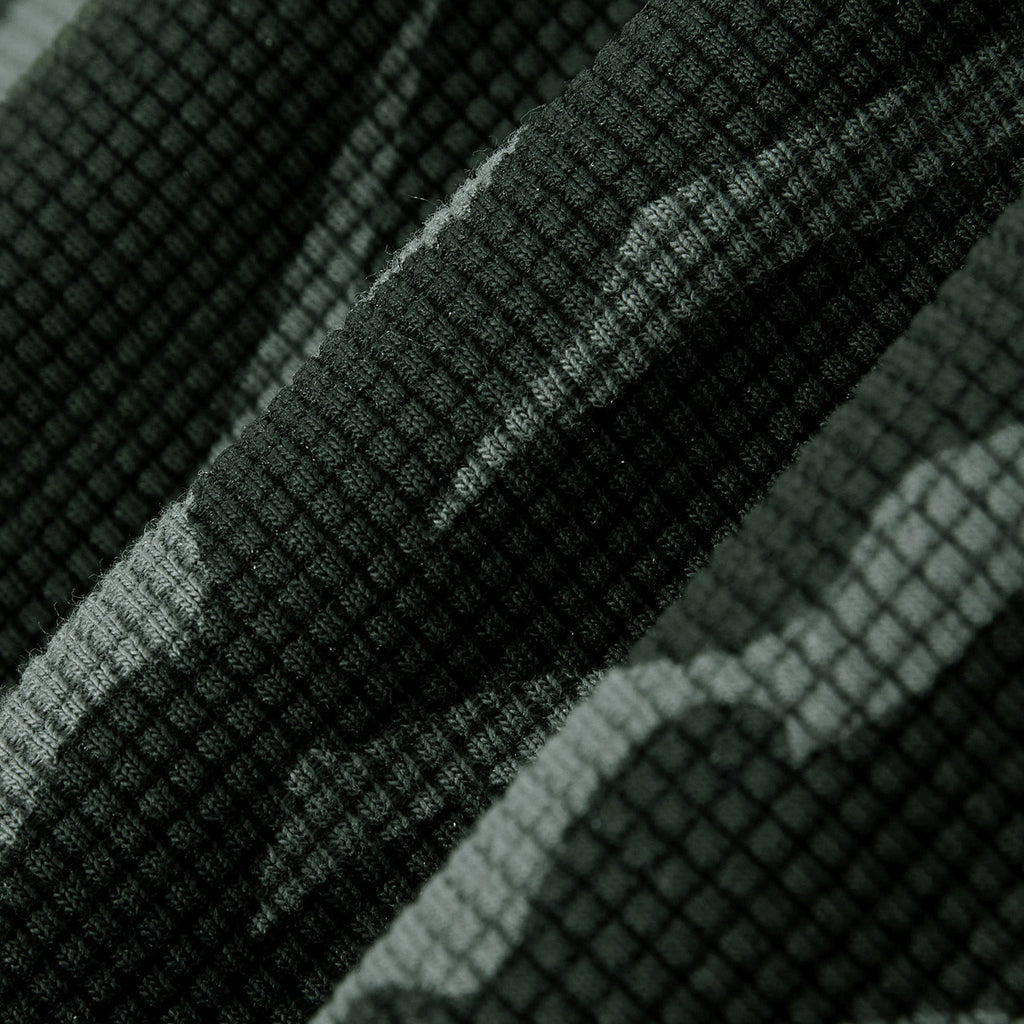 Waffle Boxy Long Sleeve T-Shirt | Unisex Oversized Streetwear – AllBoroughs